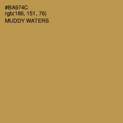 #BA974C - Muddy Waters Color Image